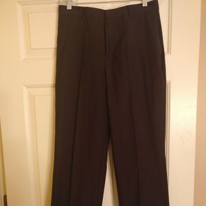 Boys Chaps Flat-Front Black Dress Pants - size 18